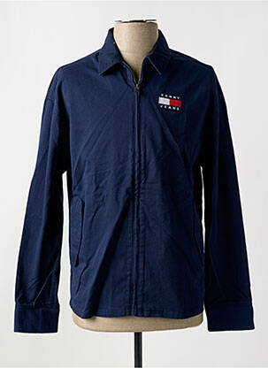 Jachete casual guler de bluză albastru TOMMY HILFIGER bărbat