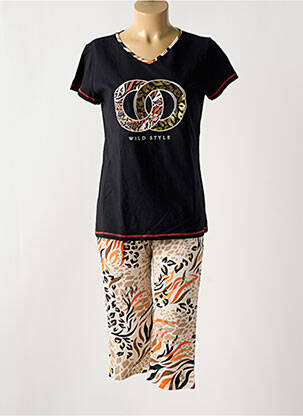 Pijama negru MASSANA femeie