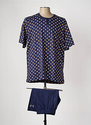 Pijamale scurte albastru SOY bărbat