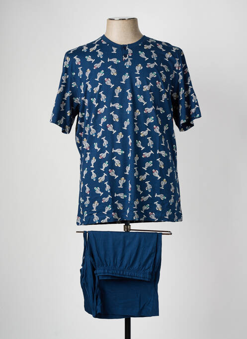 Pijamale scurte albastru SOY bărbat