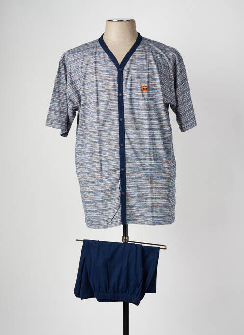 Pijamale scurte albastru MASSANA bărbat