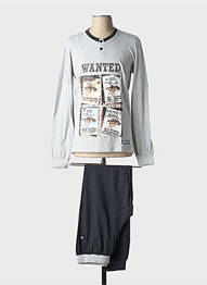 Pijama serigrafie gri SOY homme