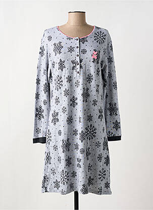 Cămașă de noapte gri MASSANA femeie