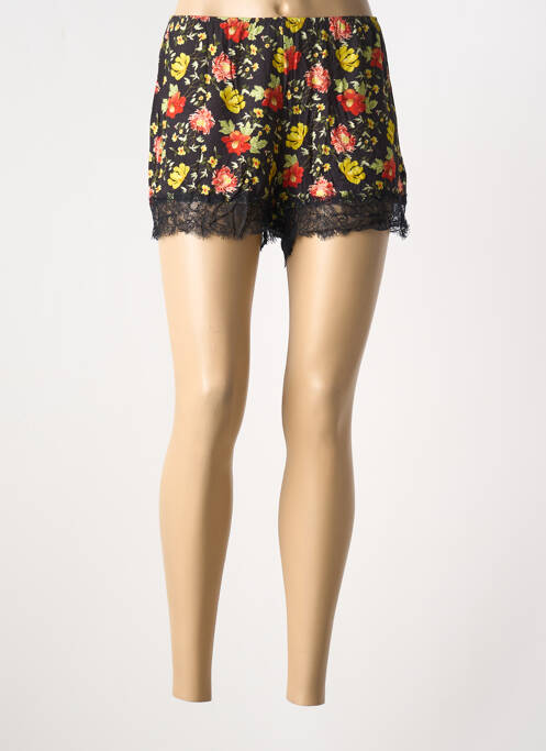 Pijama talie elastică negru ANTIGEL femme