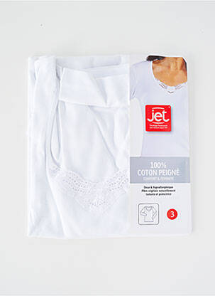 Top/caraco broderie alb JET femeie