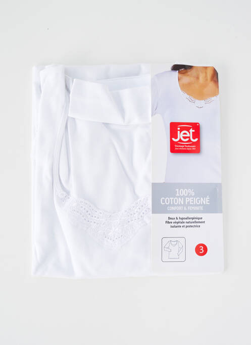 Top/Caraco alb JET femeie