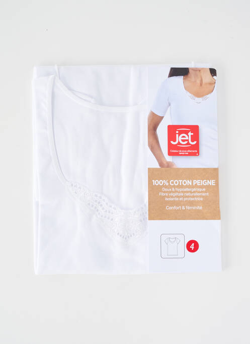 Top/Caraco alb JET femeie