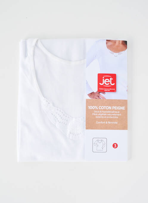 Top/Caraco alb JET femeie