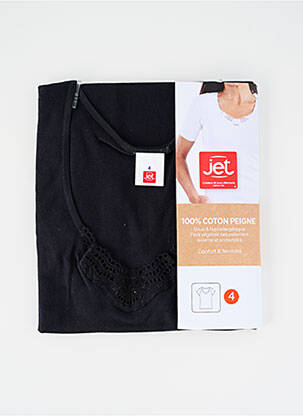 Top/caraco broderie negru JET femeie