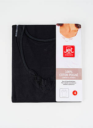 Top/caraco broderie negru JET femeie