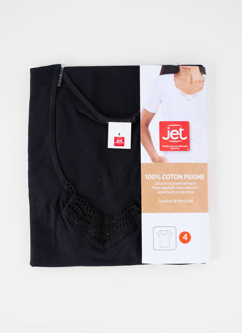 Top/Caraco negru JET femeie