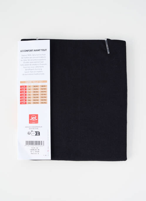 Top/Caraco negru JET femeie