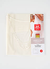 Top/caraco broderie bej JET femme