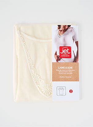 Top/caraco broderie bej JET femeie