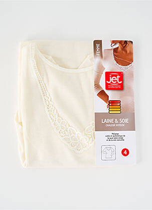 Top/caraco broderie bej JET femeie