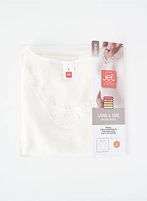 Top/caraco broderie bej JET femeie