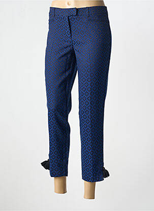 Pantalon 7/8 elasticitate mărime normală albastru SCHOOL RAG femeie