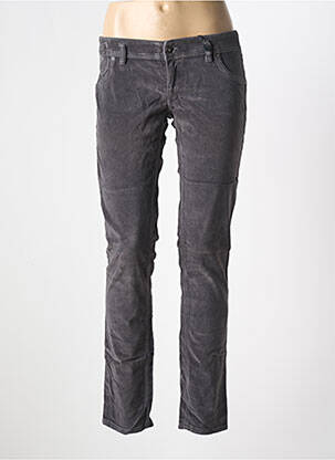 Pantalon slim elasticitate mărime normală gri FREESOUL femeie