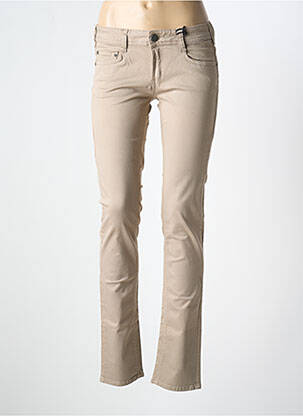 Pantalon slim buzunare bej CIMARRON femeie
