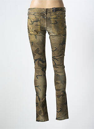 Pantalon slim talie joasă talie joasă verde CIMARRON femeie