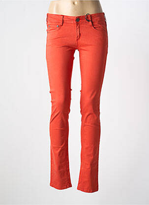 Pantalon slim buzunare portocaliu CIMARRON femeie