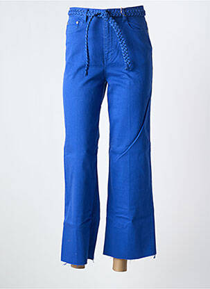 Pantalon drept buzunare albastru LABDIP femeie