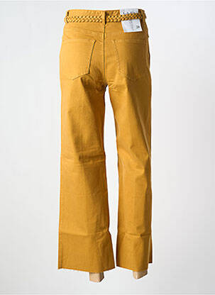 Pantalon drept buzunare galben LABDIP femeie