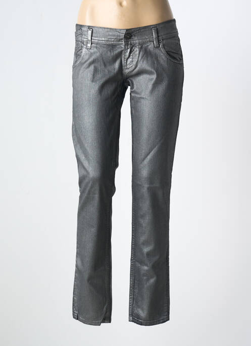 Blugi cu croială dreaptă argintiu FREESOUL femeie