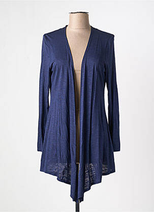 Vestă cu mâneci lungi albastru MARBLE femeie