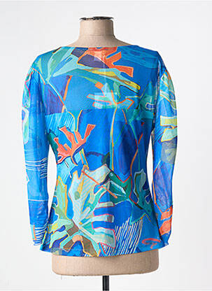 Tricou mâneci lungi mâneci lungi albastru DOLCEZZA femeie