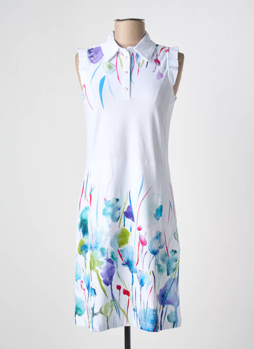 Rochie midi alb DOLCEZZA femeie