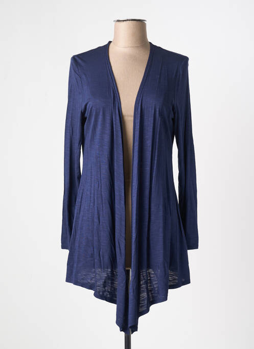 Vestă cu mâneci lungi albastru MARBLE femeie