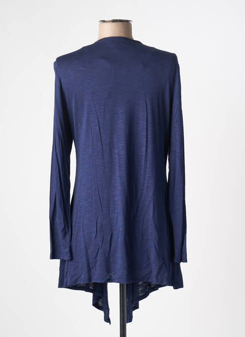 Vestă cu mâneci lungi albastru MARBLE femeie