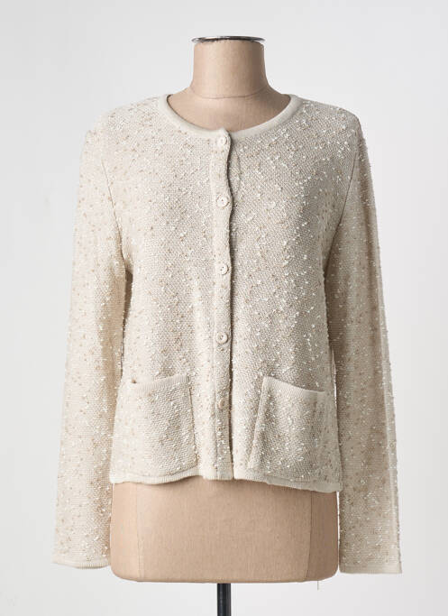 Vestă cu mâneci lungi bej I.ODENA femeie