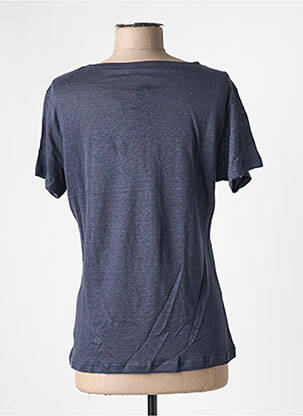 Tricou elasticitate mâneci scurte albastru I.ODENA femeie
