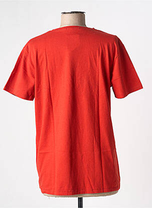 Tricou imprimeu fantezie mâneci scurte portocalie NUDIE JEANS CO femeie
