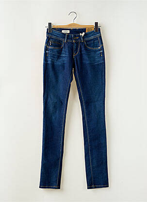 Blugi skinny elasticitate talie joasă albastru TRU BLU femeie