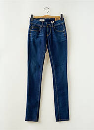 Blugi skinny elasticitate talie joasă albastru TRU BLU femeie