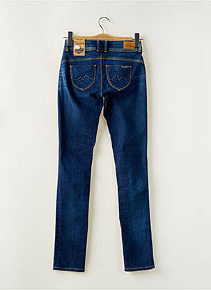 Blugi skinny elasticitate talie joasă albastru TRU BLU femeie