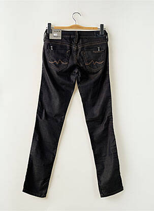 Blugi cu croială slim talie joasă talie joasă negru PEPE JEANS femeie