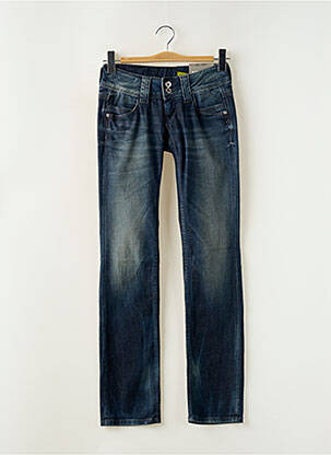 Blugi cu croială dreaptă elasticitate talie joasă albastru PEPE JEANS femme