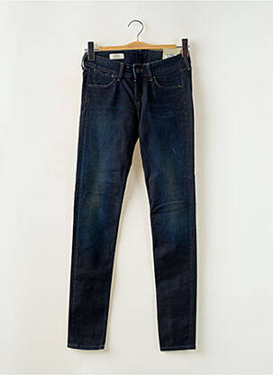 Blugi cu croială slim elasticitate talie joasă albastru PEPE JEANS femeie