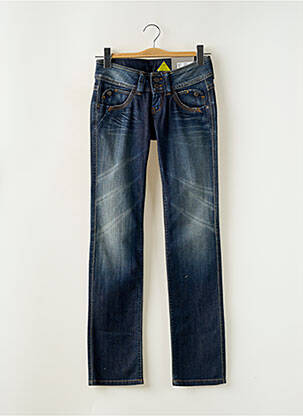 Blugi cu croială dreaptă albastru PEPE JEANS femeie