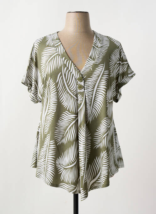 Tunică mâneci scurte verde MARBLE femeie