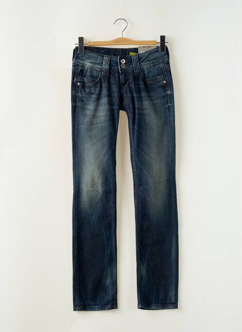 Blugi cu croială dreaptă albastru PEPE JEANS femeie