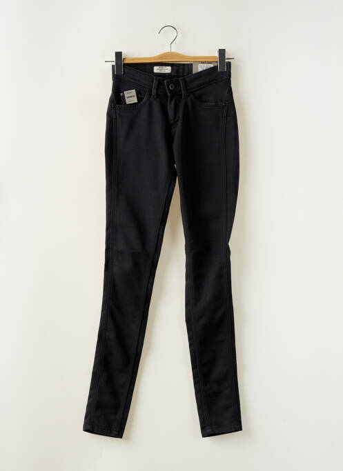 Blugi skinny elasticitate talie joasă negru PEPE JEANS femme