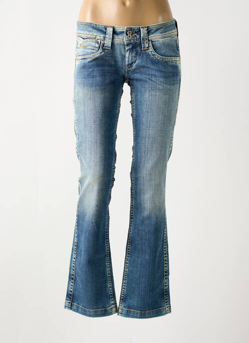 Blugi bootcut albastru PEPE JEANS femeie