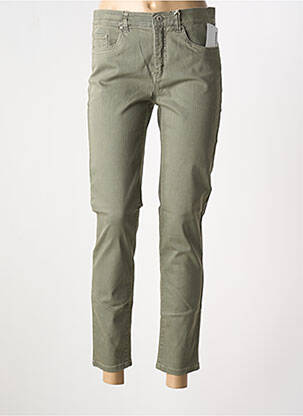 Blugi skinny verde ANNA MONTANA femeie