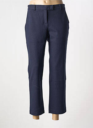 Pantalon 7/8 talie înaltă talie înaltă albastru PENN & INK N.Y femeie