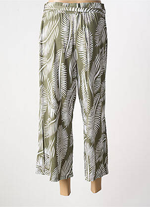 Pantalon 7/8 elasticitate mărime normală verde MARBLE femeie